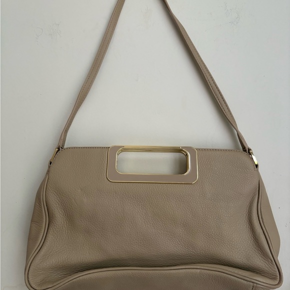 Talbots Leather Purse Shoulder Hand Bag  Tan - Picture 2 of 2